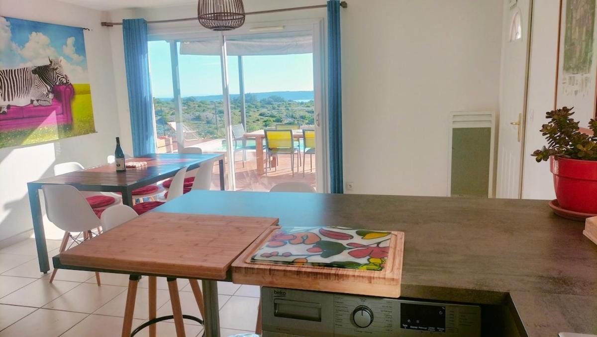 Maison Avec Vue Sur La Mer Et Avec Piscine A Fitou エクステリア 写真