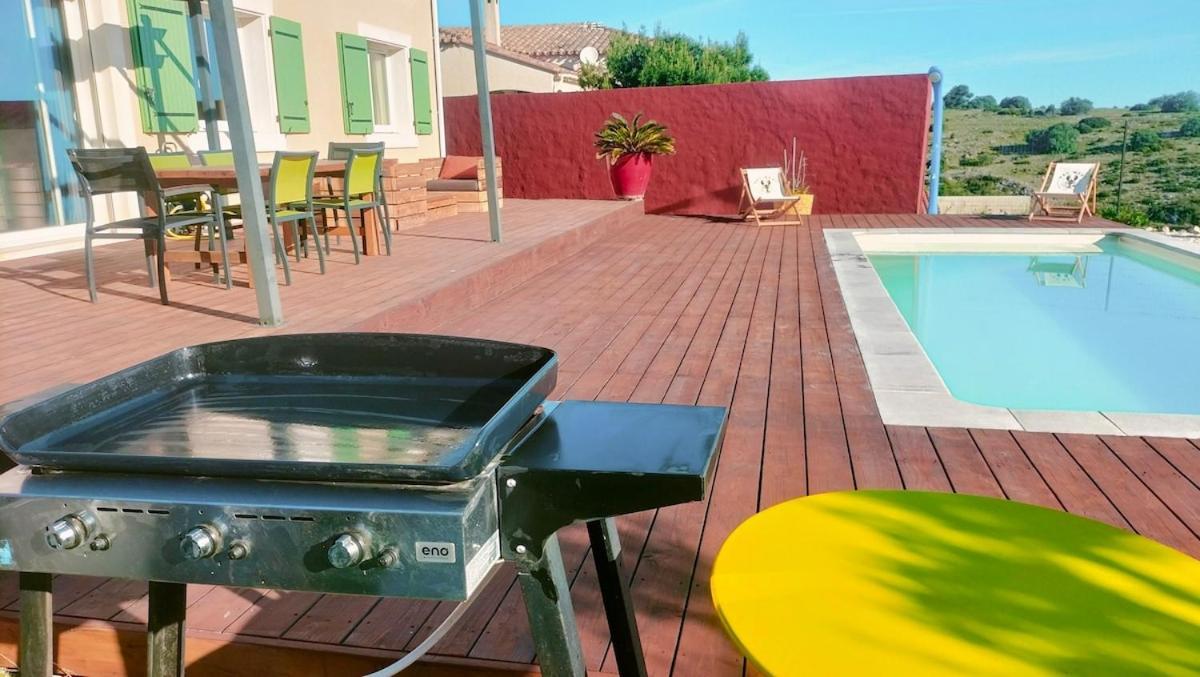Maison Avec Vue Sur La Mer Et Avec Piscine A Fitou エクステリア 写真